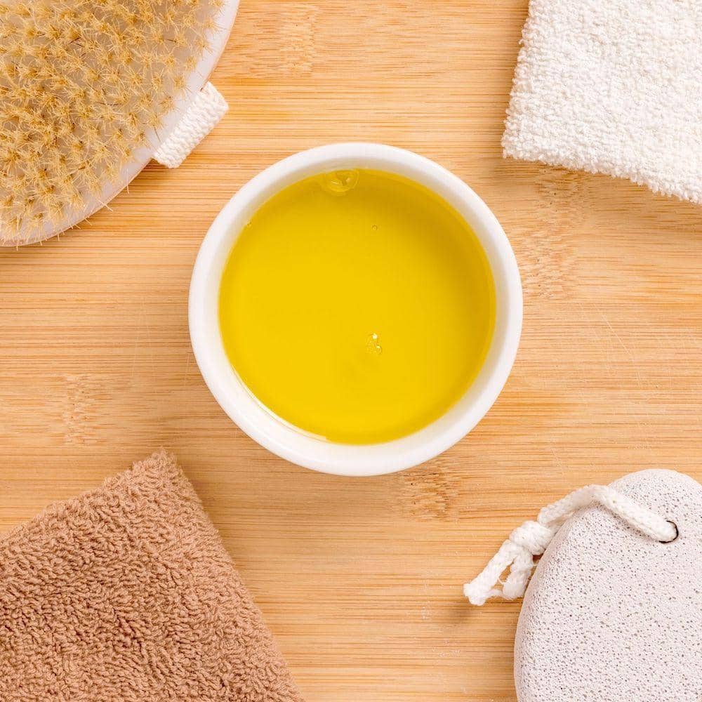Blissful Earth Body Oil Indoor Texture Lifestyle